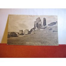 THE WALLS, CORFE CASTLE, DORSET unused antique postcard by Valentine =