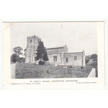 St Mary's Church Bishopstone Shrivenham Postcard Wiltshire