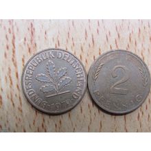 1979j 2 Pfennig Germany Coin