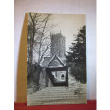 CHURCH LYCH GATE, BERRYNARBOR nr ILFRACOMBE, Devon unused antique postcard RP =