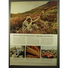 1961 British Travel Association Ad - Britain tempts the businessman