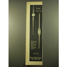 1961 Black Starr & Gorham Movado Watches Advertisement - Simply - Diamonds