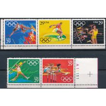 Olympic Games, Barcelona - USA 1991 - Unused Hinged - Sc 2553/7