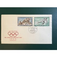 ICOLLECTZONE Czechoslovakia 965-66 Olympic FDC Cover (E600)