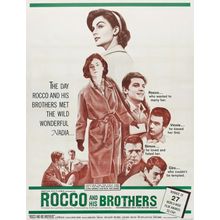 Rocco and his Brothers Remastered Unique Design iconic Movie Film Poster Canvas
