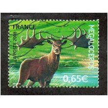 FRA 2008 65c 'PREHISTORIC ANIMALS' FINE USED (EBID20-753)