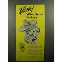 1946 Green Giant Niblets Mexicorn Corn Ad - Viva!