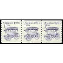 2225 1c Omnibus Fine MNH Dry Gum PNC 1/3 W1503