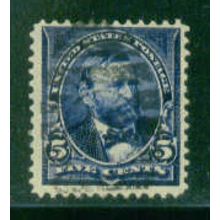 Used 281 5c Ulysses S. Grant Fine M04790