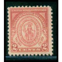 682 2c Massachusetts Just Clears MNH M07102