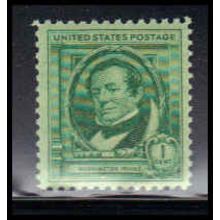 859 1c Washington Irving Fine MNH KA2190