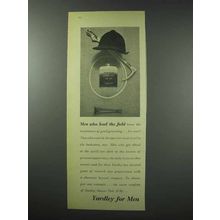 1959 Yardley for Men Shower Talc Ad - Lead the Field