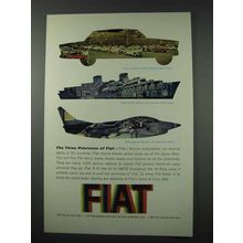 1961 Fiat Ad - Car, Marine Diesel, NATO G91 Jet Fighter
