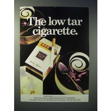 1978 Silk Cut Cigarette Ad - The Low Tar