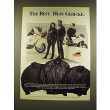 1990 Hein Gericke Concord, Dakar and V-Pilot Motorcycle Jackets Ad