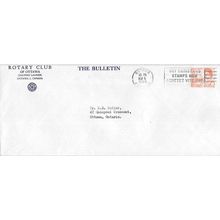 Canada #EN84a Elizabeth II Centennial Postal Envelope USED 1967