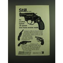 1973 Charter Arms Undercover Revolver Ad - Still The smallest lightest .38