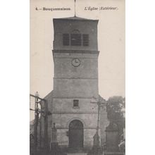 Bouquemaison Church L'Eglise French France Vintage Postcard