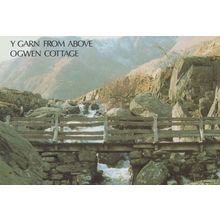 Y Garn Above Ogwens Cottage Welsh Postcard