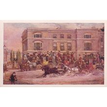The Elephant & Castle Brighton Road Pub Antique Postcard