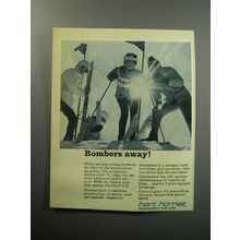 1968 Hart Hornet Skis Ad - Bombers away!