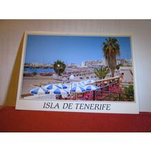 PLAYA DE LOS CRISTIANOS, TENERIFE, SPAIN used postcard (a) =