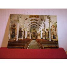 KLOSTERKIRCHE, ENGELBERG, SWITZERLAND unused vintage postcard =