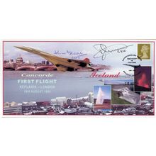 Derek Mitchell John Massie Concorde Pilot LTD TO 10 Hand Signed FDC