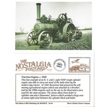 Postcard RS&J 8 NHP Traction Engine c1910 Ransomes Sims Jefferies - Nostalgia