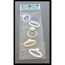 Jolee's Boutique Wedding Rings Ceremony Marriage Stickers