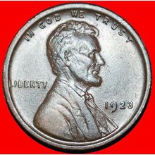 Ⰶ WHEAT PENNY (1909-1958):USA★1 CENT 1923 LINCOLN 1809-1865★LOW START★NO RESERVE