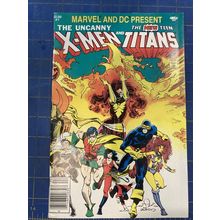 X-Men and Teen Titans team-up comic #1 (DC/Marvel 1982) VF- Lt2