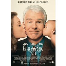 Father Of The Bride Part II (1995)_0 Movie Film Poster Canvas iconic design