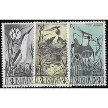 1960 3 different values - cancelled - BIRD