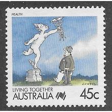 AUS 1988 45c 'LIVING TOGETHER - HEALTH' FINE USED (EBID67-189)