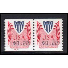 CVP32 22c Shield Very Fine MNH LGG CNP Left A11 PA5124