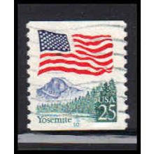 Used 2280a 25c U.S. Flag Very Fine CNS 10 PA6236