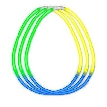 Glow Necklace Tri Color Tube of 25