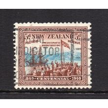 New Zealand - 1940 - 5d Pale Blue & Brown (sg620) Used