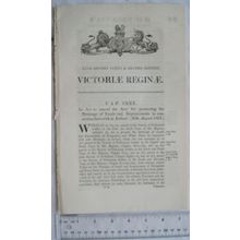 1853 Act of Parliament: drainage of lands & improvements Ireland