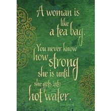 Strong Woman - Tree Free Greeting Card - 14541