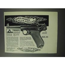 1965 Erma-Werke .22 L.R. Pistolen Pistol Ad