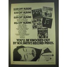 1979 WHSmith Record Albums Ad - Be Knocked Out