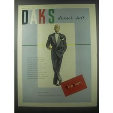 1954 Daks Dinner Suit Ad - Daks Dinner Suit