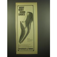 1966 Crockett & Jones Oulton Shoes Ad - Very Very Good Shoes