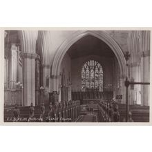 Tickhill Church Nr Doncaster Yorkshire Real Photo Old Postcard