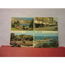 multiview, ILFRACOMBE, DEVON used postcard by Taw Valley 1974 pm =