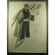 1959 Lord & Taylor Fur Coat Advertisement