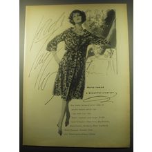 1959 Lord & Taylor Robe Ad - We've tamed a beautiful creature
