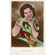 Louise Brooks Film Actress Hand Coloured Tinted Real Photo Postcard